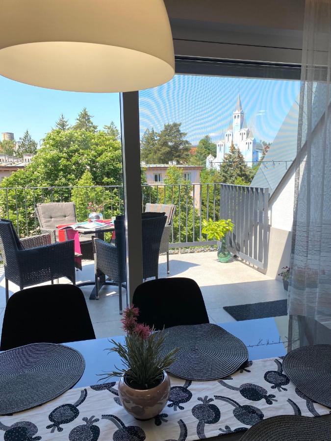 Atrium Apartman Heviz Mit Panoramaterrasse Und Tiefgarage Екстериор снимка